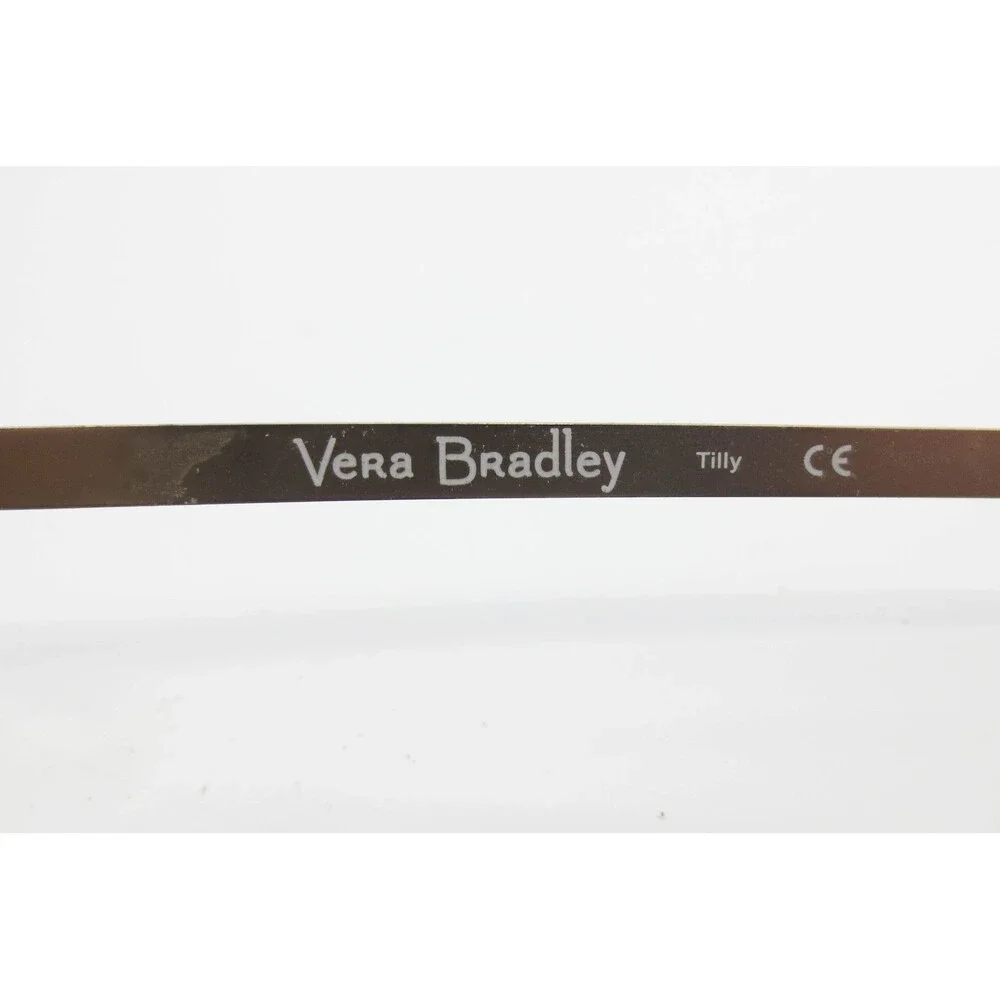 Vera Bradley Tilly Superbloom SBM Eyeglasses Frames Black Gold 53-17-135